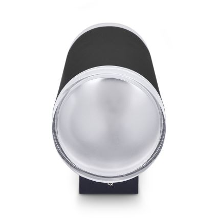 Brilagi - Aplique de parede exterior LED RGBW regulável MATERA 2xGU10/4,8W/230V 3000K IP54 preto + controlo remoto