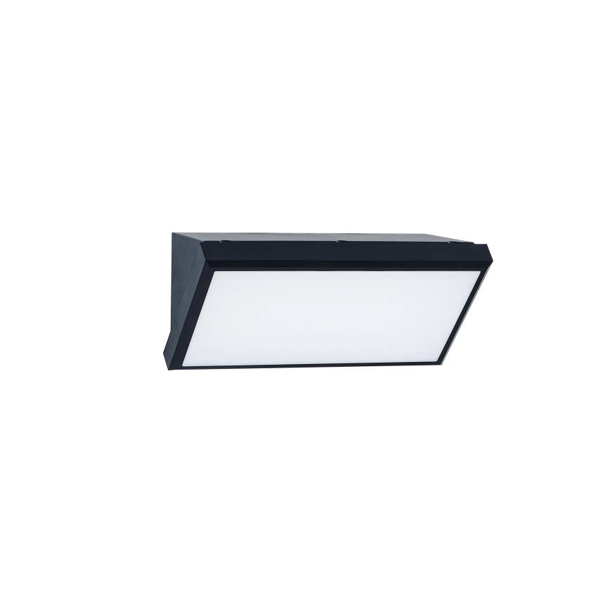 Brilagi - Aplique de parede exterior LED RGBW dimerizável TRIANGLE 1xE27/9W/230V 2700-6500K IP65 preto