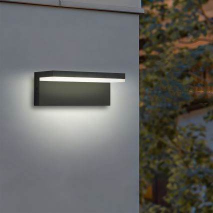 Brilagi - Aplique de parede para exterior LED TESSI LED/10W/230V preto IP54