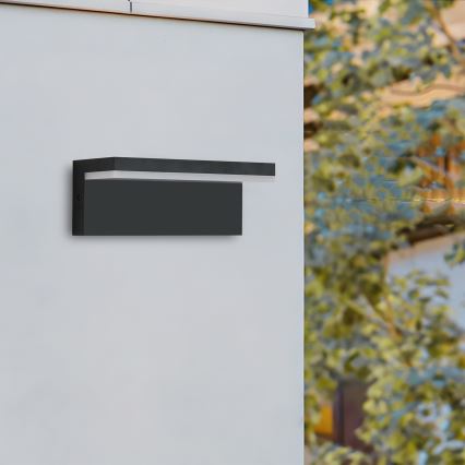 Brilagi - Aplique de parede para exterior LED TESSI LED/10W/230V preto IP54