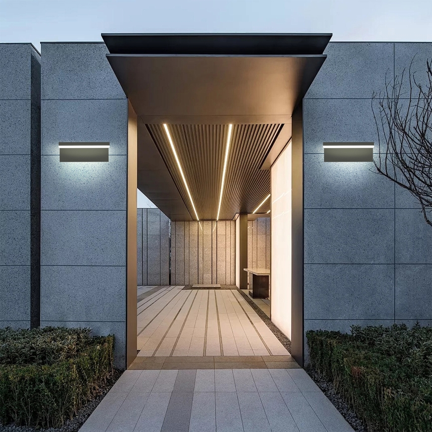 Brilagi - Aplique de parede para exterior LED TESSI LED/10W/230V preto IP54