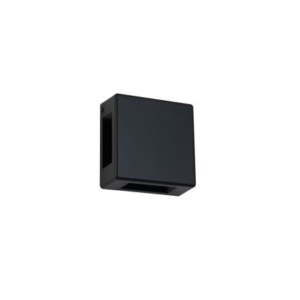 Brilagi - Aplique de parede para exterior QUADRAY LED/6W/230V, preto, IP54