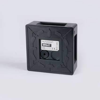 Brilagi - Aplique de parede para exterior QUADRAY LED/6W/230V, preto, IP54