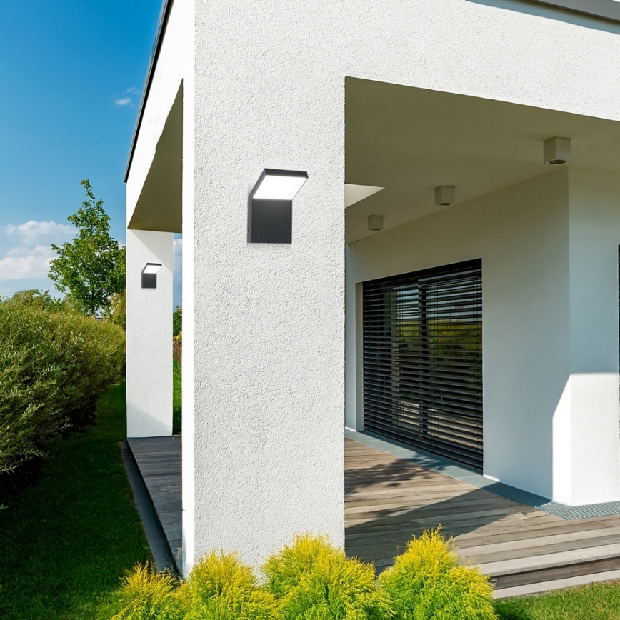 Brilagi - Aplique de parede para exterior RIANO LED/8W/230V antracite IP65