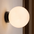 BRILAGI - Aplique de parede POLOS 1xE27/40W/230V Ø 20 cm preto