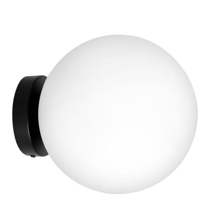 BRILAGI - Aplique de parede POLOS 1xE27/40W/230V Ø 20 cm preto