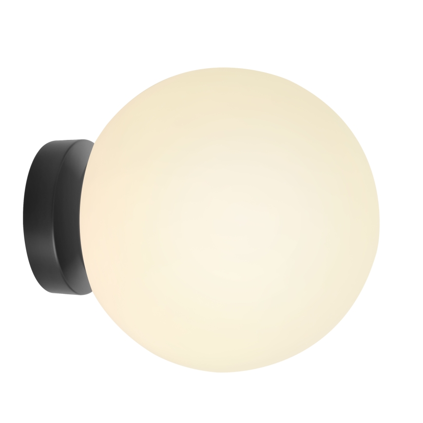 BRILAGI - Aplique de parede POLOS 1xE27/40W/230V Ø 20 cm preto