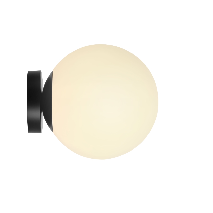 BRILAGI - Aplique de parede POLOS 1xE27/40W/230V Ø 20 cm preto