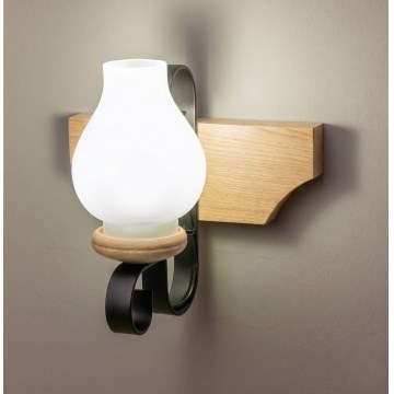 Brilagi - Aplique de parede QUEEN 1xE14/40W/230V carvalho