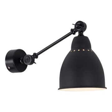 Brilagi - Aplique de parede QUILL 1xE27/40W/230V 40 cm preto