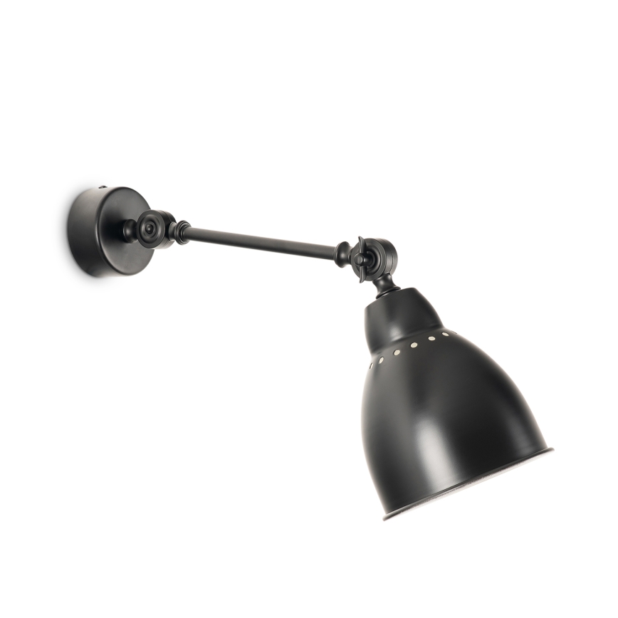 BRILAGI - Aplique de parede QUILL 1xE27/40W/230V 40 cm preto