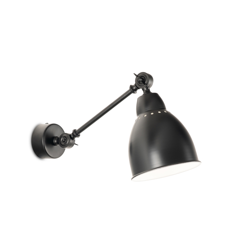 BRILAGI - Aplique de parede QUILL 1xE27/40W/230V 40 cm preto