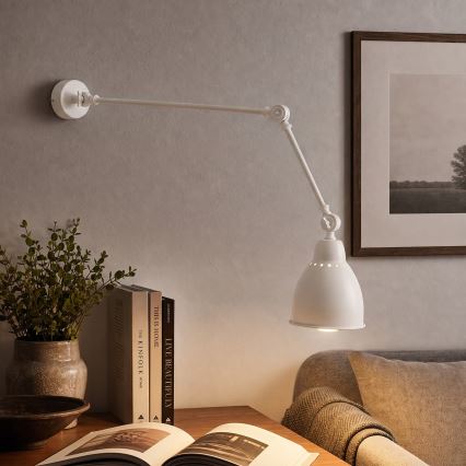 BRILAGI - Aplique de parede QUILL 1xE27/40W/230V 83 cm branco
