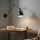 Brilagi - Aplique de parede QUILL 1xE27/40W/230V 83 cm preto