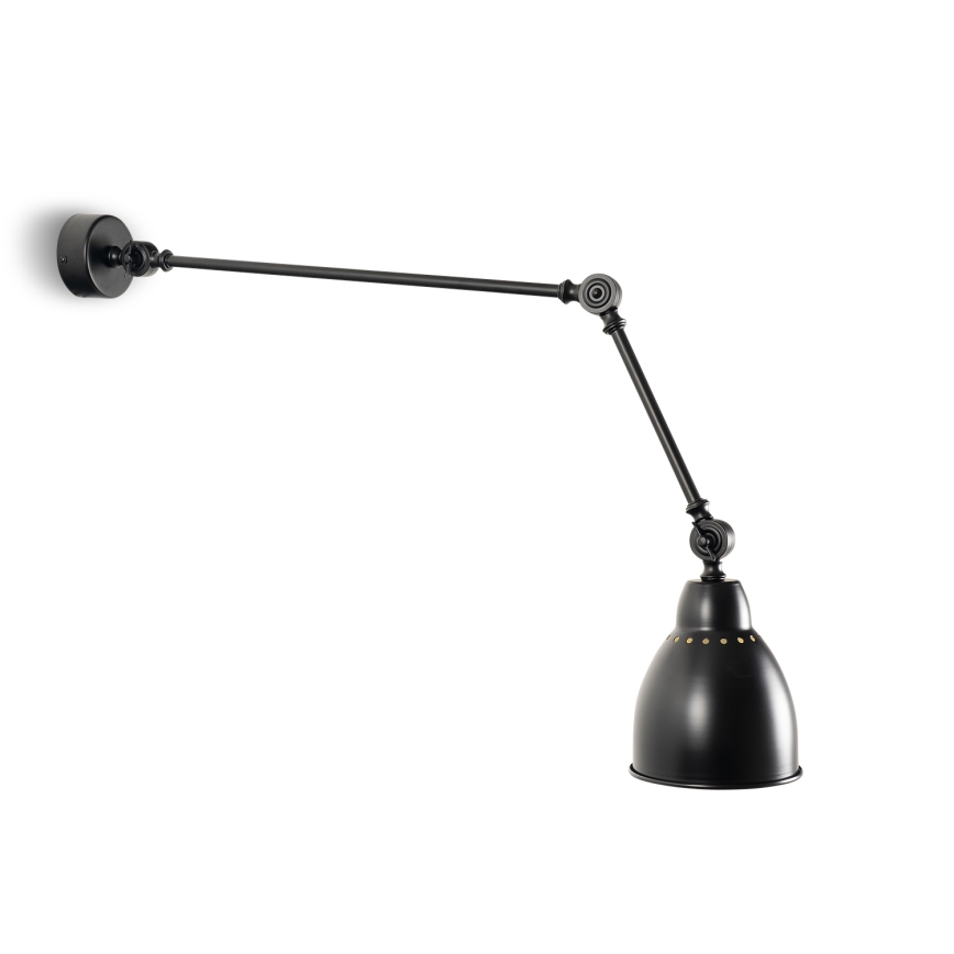 Brilagi - Aplique de parede QUILL 1xE27/40W/230V 83 cm preto