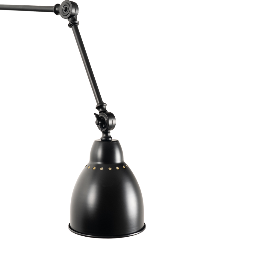 Brilagi - Aplique de parede QUILL 1xE27/40W/230V 83 cm preto