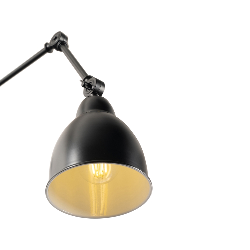 Brilagi - Aplique de parede QUILL 1xE27/40W/230V 83 cm preto