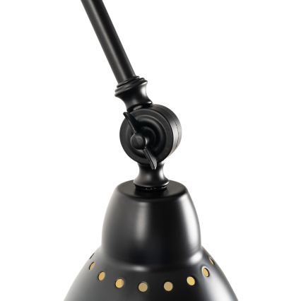 Brilagi - Aplique de parede QUILL 1xE27/40W/230V 83 cm preto