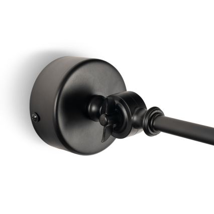 Brilagi - Aplique de parede QUILL 1xE27/40W/230V 83 cm preto