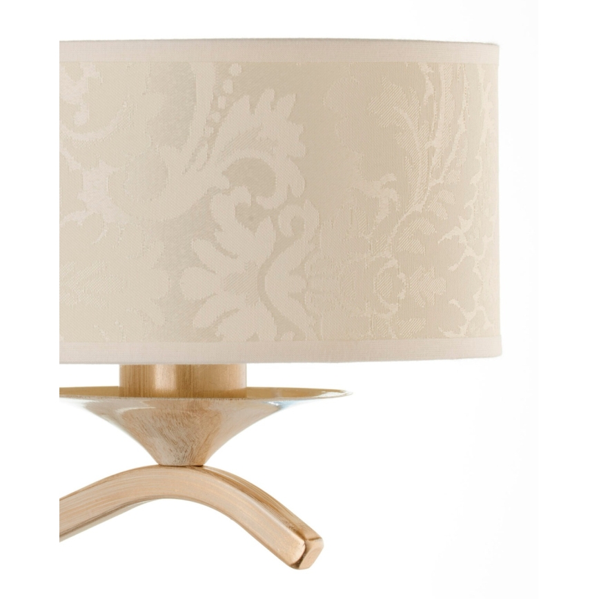 BRILAGI - Aplique de parede SAPHIRE 1xE27/15W/230V creme/dourado/pátina
