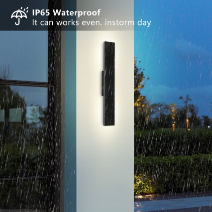 Brilagi - Aplique de parede solar LED dimerizável SUN LED/4W/230V 60 cm 4000 mAh IP44