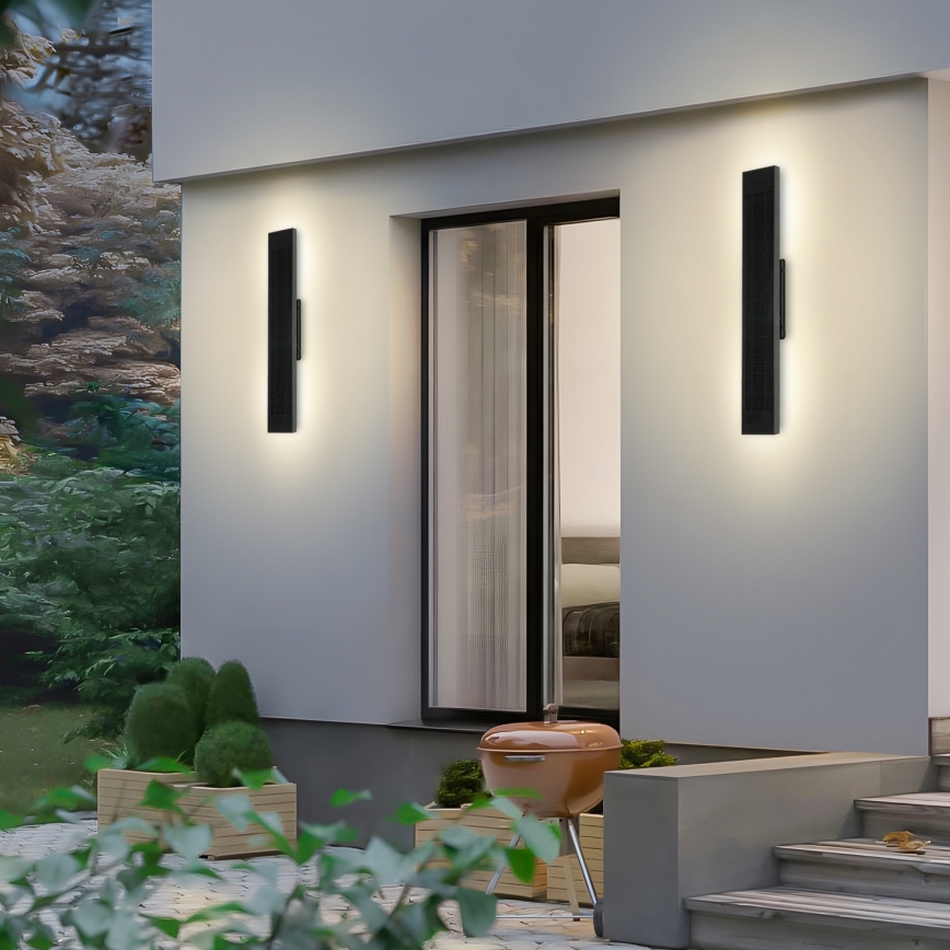 Brilagi - Aplique de parede solar LED dimerizável SUN LED/4W/3,7V 60 cm 4000 mAh IP44