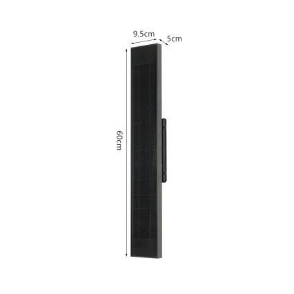 Brilagi - Aplique de parede solar LED dimerizável SUN LED/4W/3,7V 60 cm 4000 mAh IP44