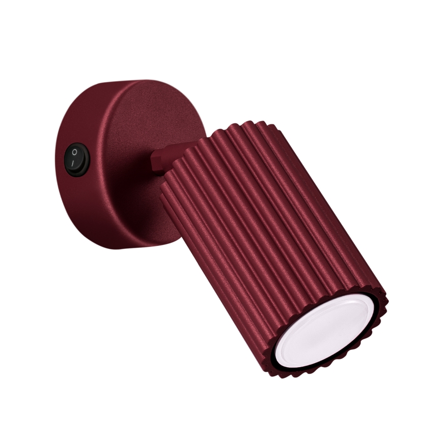 Brilagi - Aplique de parede spot LED CRESTO 1xGU10/10W/230V bordô