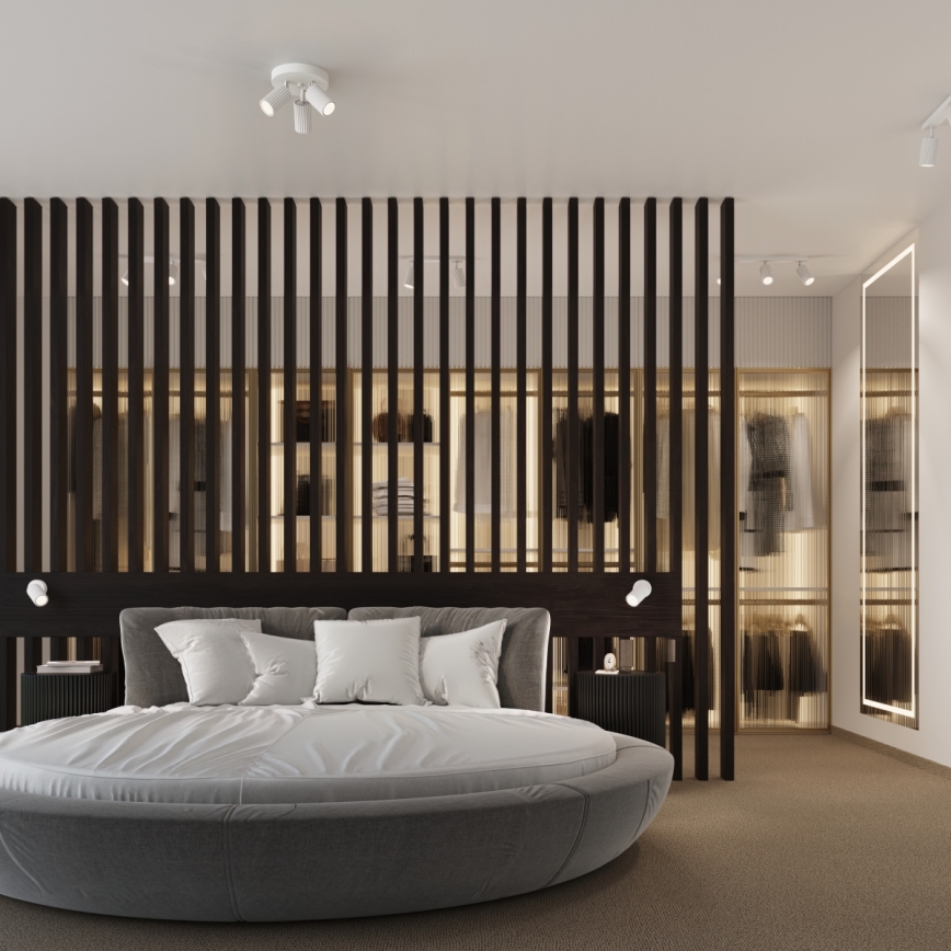 Brilagi - Aplique de parede spot LED CRESTO 1xGU10/10W/230V branco