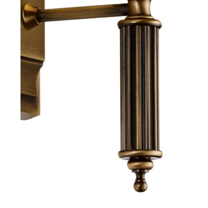 Brilagi - Aplique de parede TAURUS 1xE27/15W/230V bronze