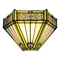 BRILAGI - aplique de parede Tiffany com vitral EMERALD 1xE14/40W/230V