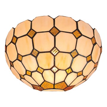 Brilagi - Aplique de parede Tiffany em vitral DORAN 1xE14/40W/230V