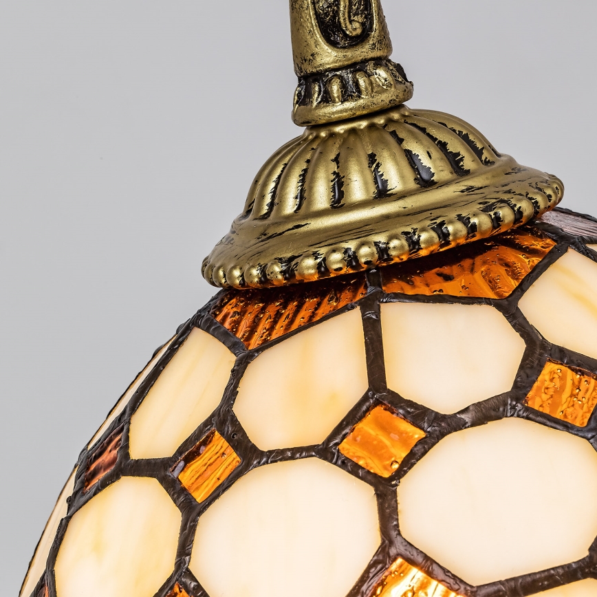 Brilagi - Aplique de parede Tiffany em vitral DORAN 1xE27/40W/230V