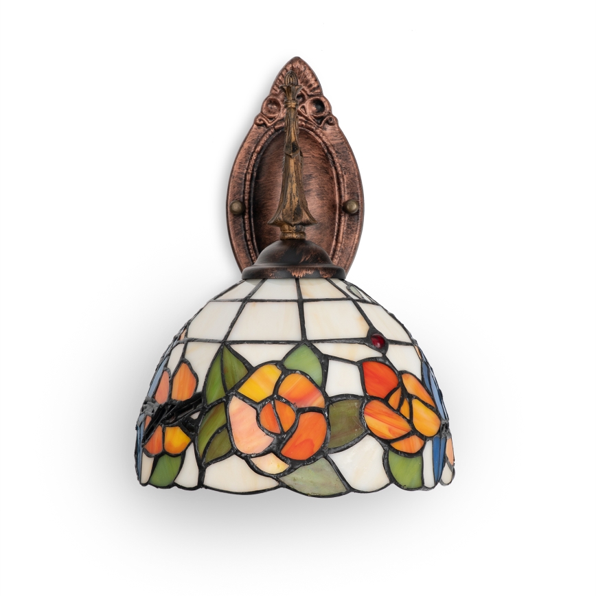 Brilagi - Aplique de parede Tiffany em vitral JUNGLE 1xE14/40W/230V