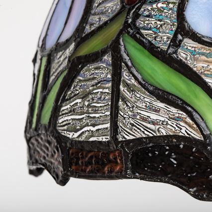 Brilagi - Aplique de parede Tiffany em vitral LORAS 1xE27/40W/230V