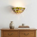 Brilagi - Aplique de parede Tiffany em vitral MARGARET 1xE27/40W/230V