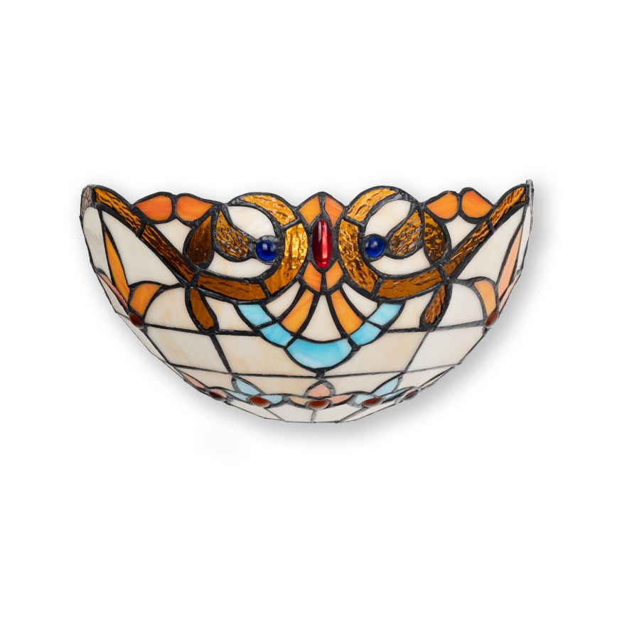 Brilagi - Aplique de parede Tiffany em vitral MIRABELLA 1xE14/40W/230V