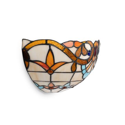 Brilagi - Aplique de parede Tiffany em vitral MIRABELLA 1xE14/40W/230V
