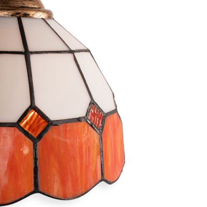 Brilagi - Aplique de parede Tiffany em vitral SIENNA 1xE14/40W/230V