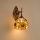 Brilagi - Aplique de parede Tiffany em vitral SUNFLOWER 1xE14/40W/230V