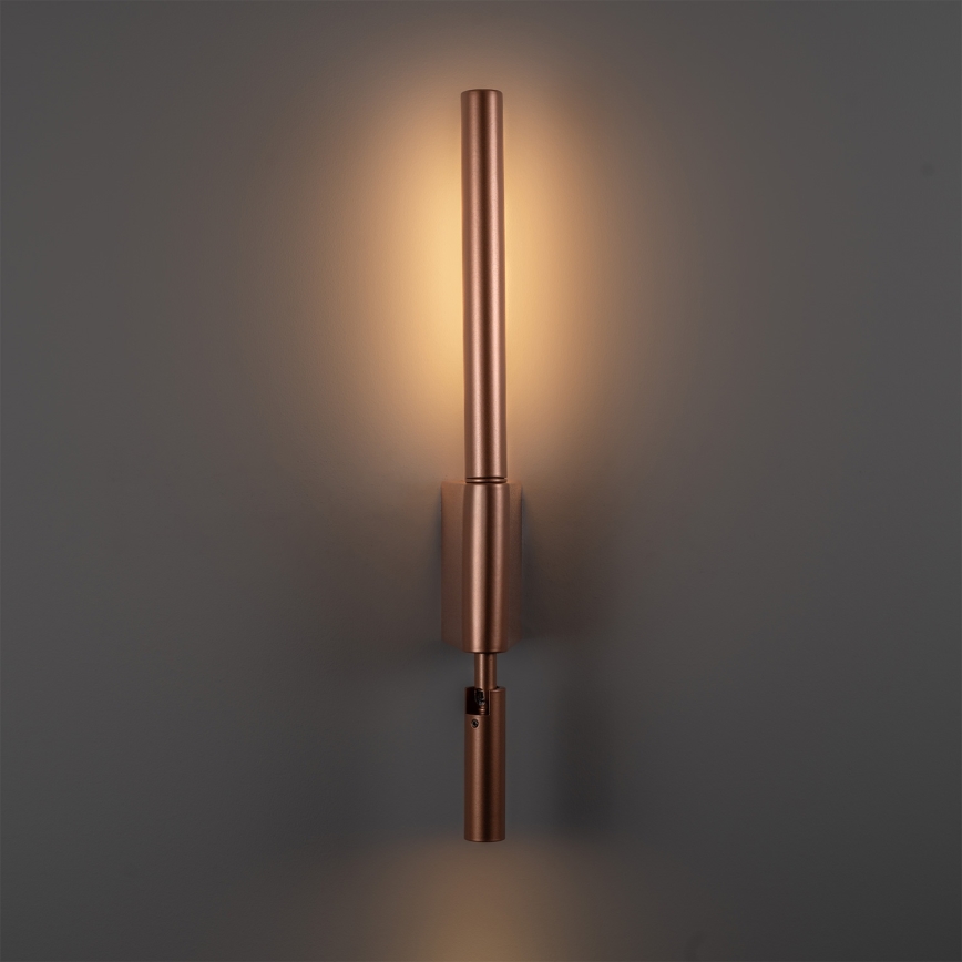 BRILAGI - Aplique de parede direcionável VIXON LED/3W/230V + LED/5W, acabamento bronze, CRI 90