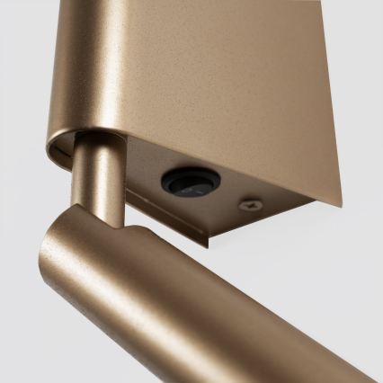 BRILAGI - Aplique de parede direcionável VIXON LED/3W/230V + LED/5W, acabamento bronze, CRI 90