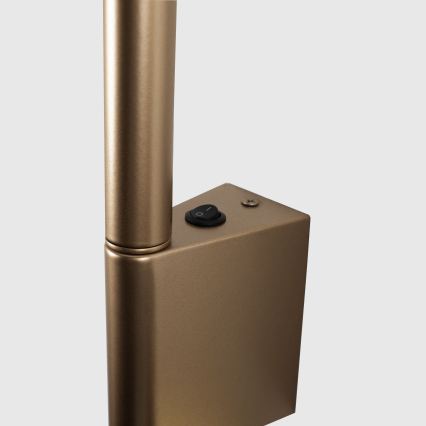 BRILAGI - Aplique de parede direcionável VIXON LED/3W/230V + LED/5W, acabamento bronze, CRI 90
