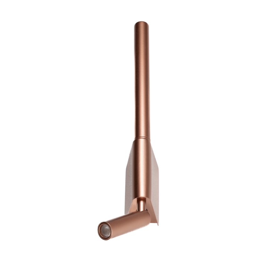BRILAGI - Aplique de parede direcionável VIXON LED/3W/230V + LED/5W, acabamento bronze, CRI 90