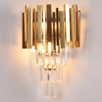 Brilagi - Aplique de parede VERVE 2xE14/40W/230V dourado