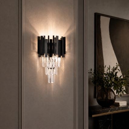 BRILAGI - Aplique de parede VERVE 2xE14/40W/230V preto