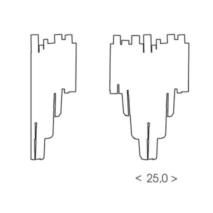 BRILAGI - Aplique de parede VERVE 2xE14/40W/230V preto