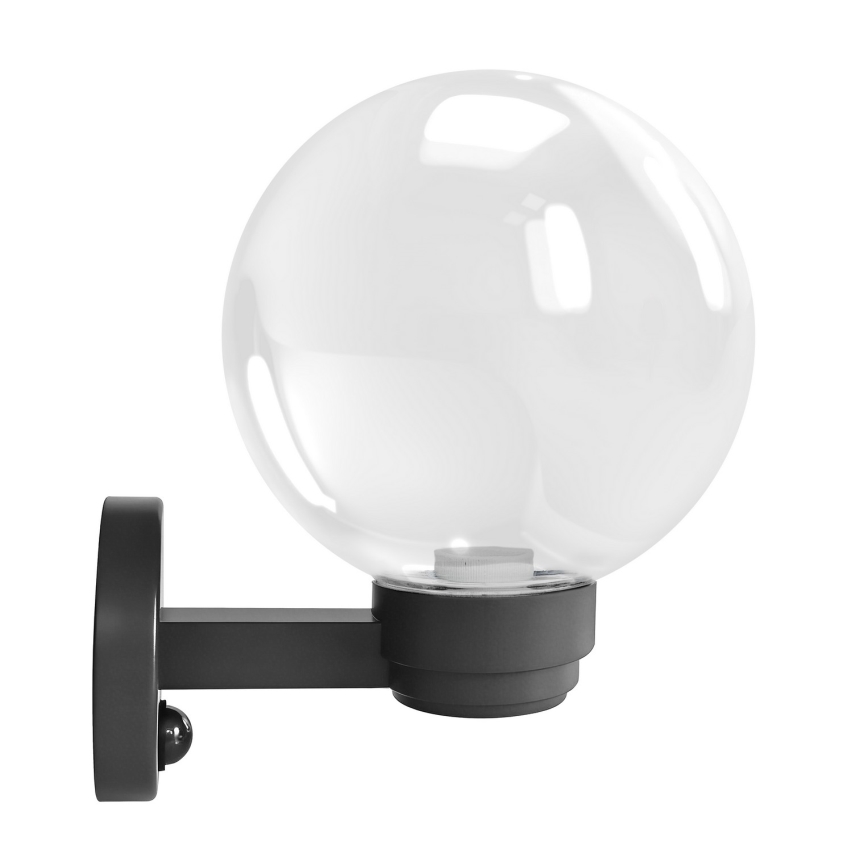 Brilagi - Aplique de parede exterior com sensor de movimento HARBOR 1xE27/40W/230V IP33 antracite/transparente