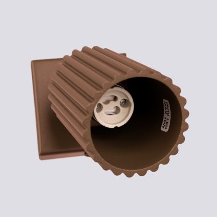 Brilagi - Aplique LED de parede orientável CRESTO 1xGU10/10W/230V castanho