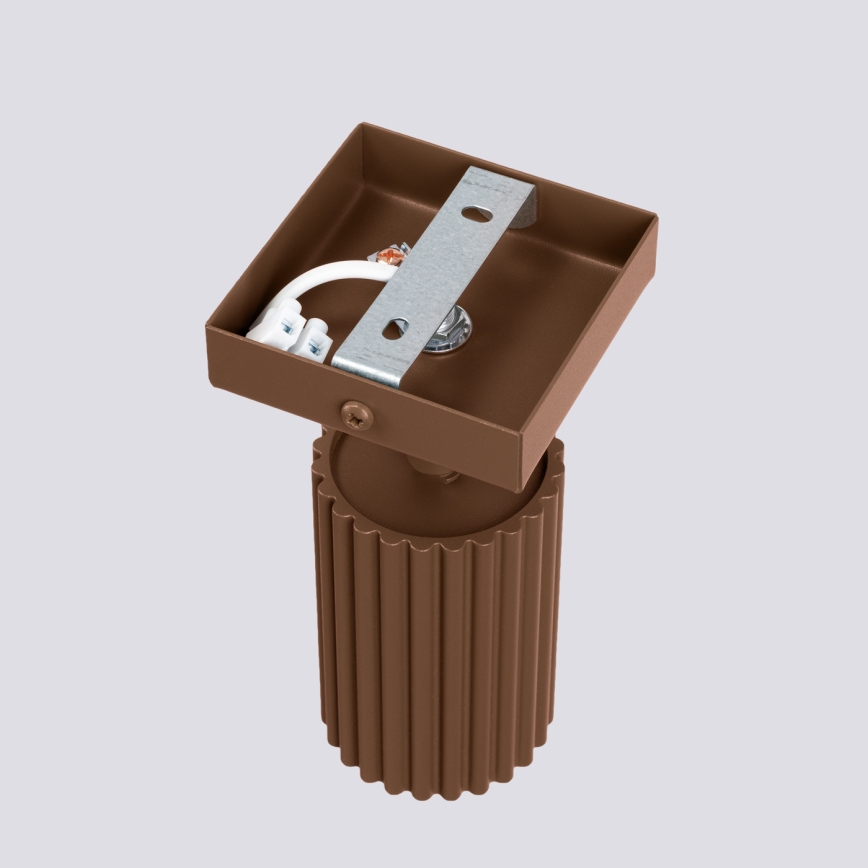 Brilagi - Aplique LED de parede orientável CRESTO 1xGU10/10W/230V castanho